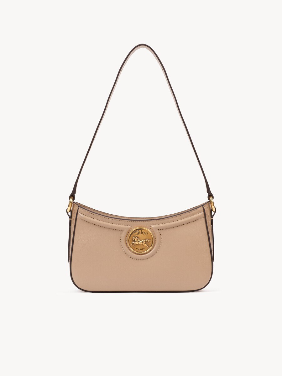 Sac port&eacute; &eacute;paule Horse Medal en cuir grain&eacute; - 1