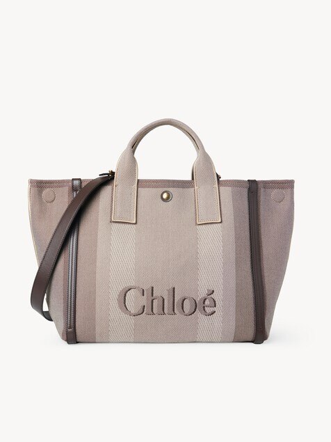 캔버스 소재의 Chloé Carry 토트백