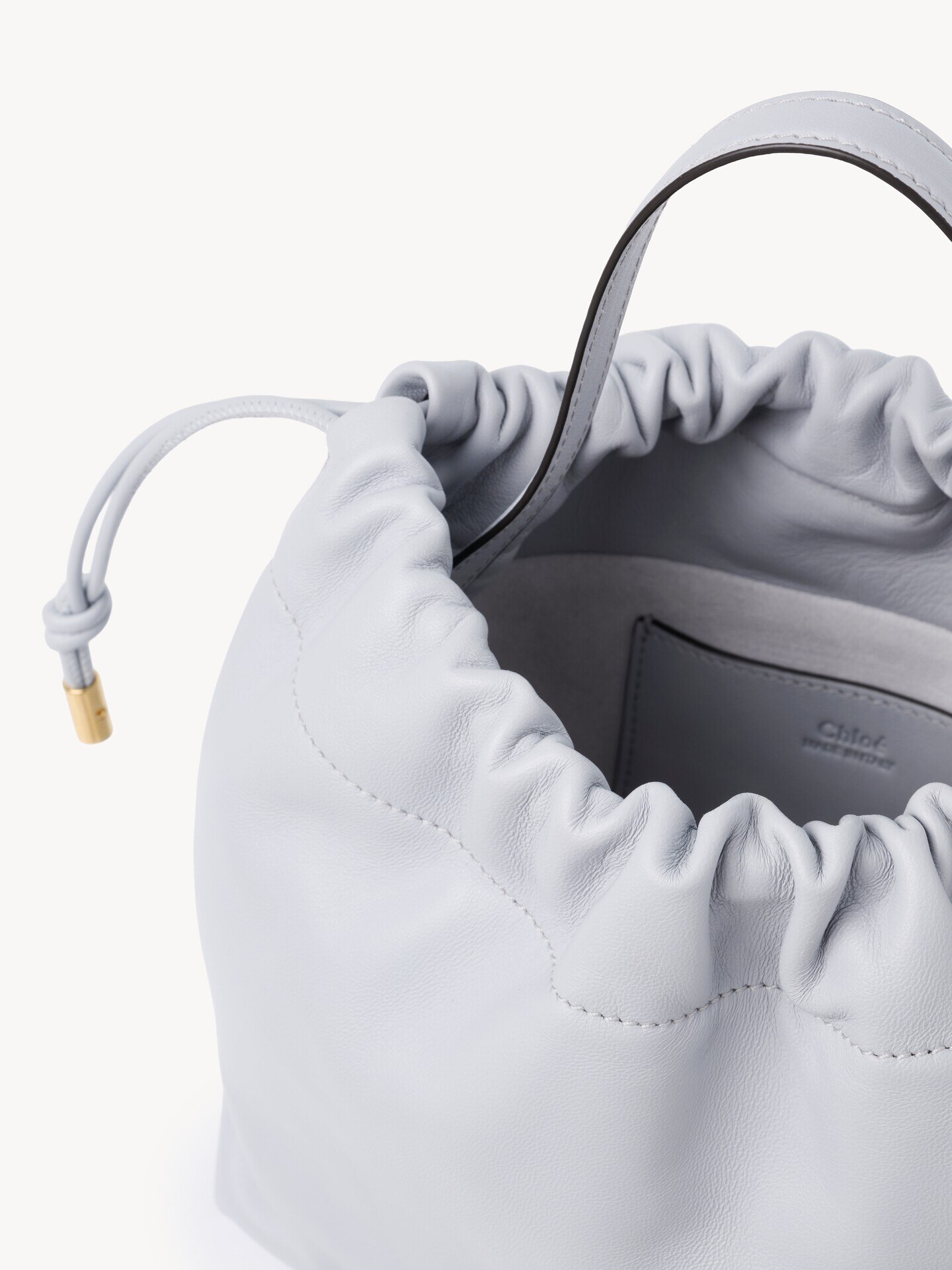 Small Chlo&eacute; Icons shoulder bag with chain in soft leather - 6