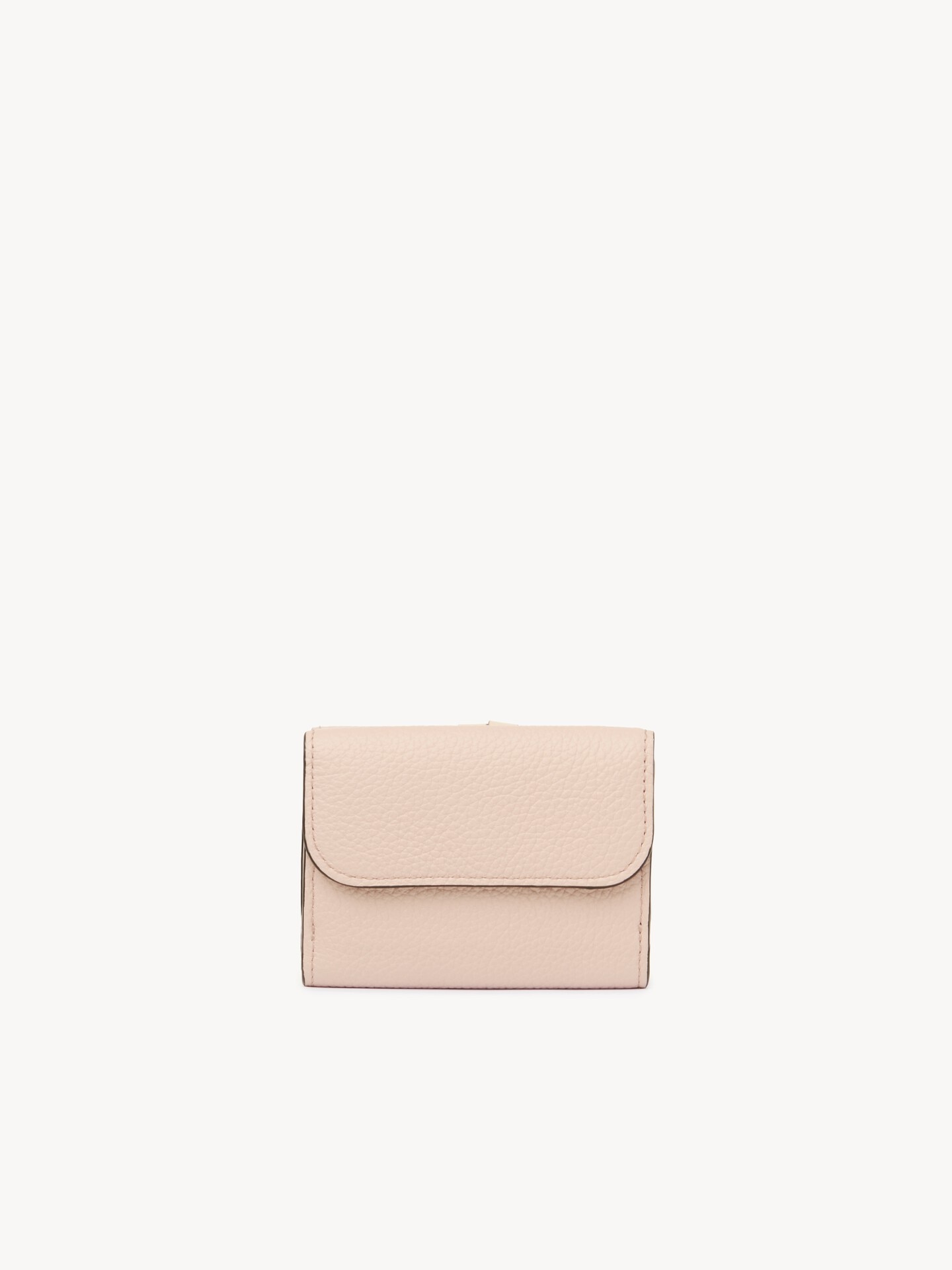Mini Alphabet tri-fold in grained leather - 3.0