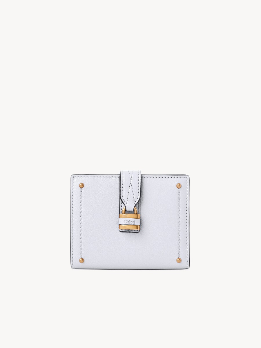Paddington square wallet in grained leather - 1
