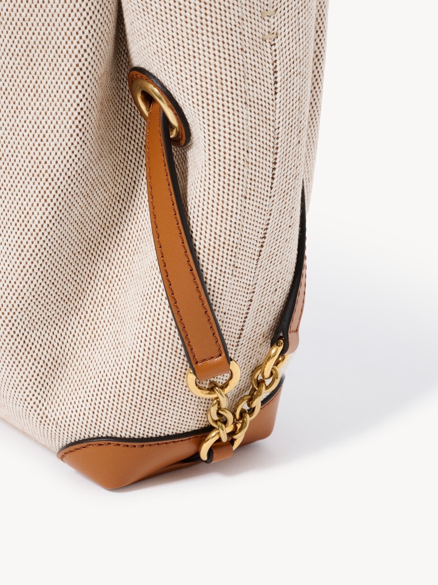 Small Chlo&eacute; Clover double carry bag in canvas - 7
