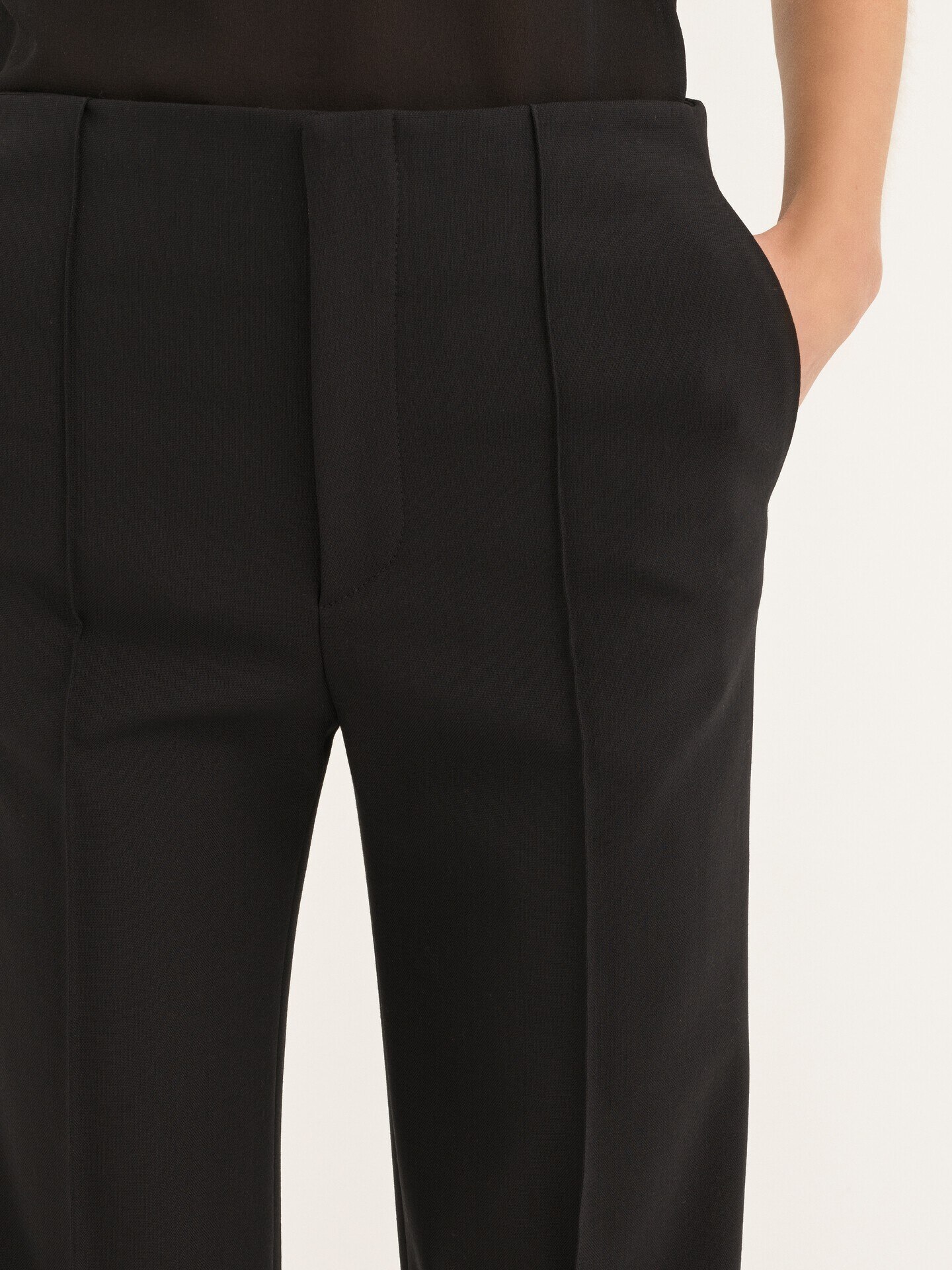 Flare Pants In Stretch Wool - 7