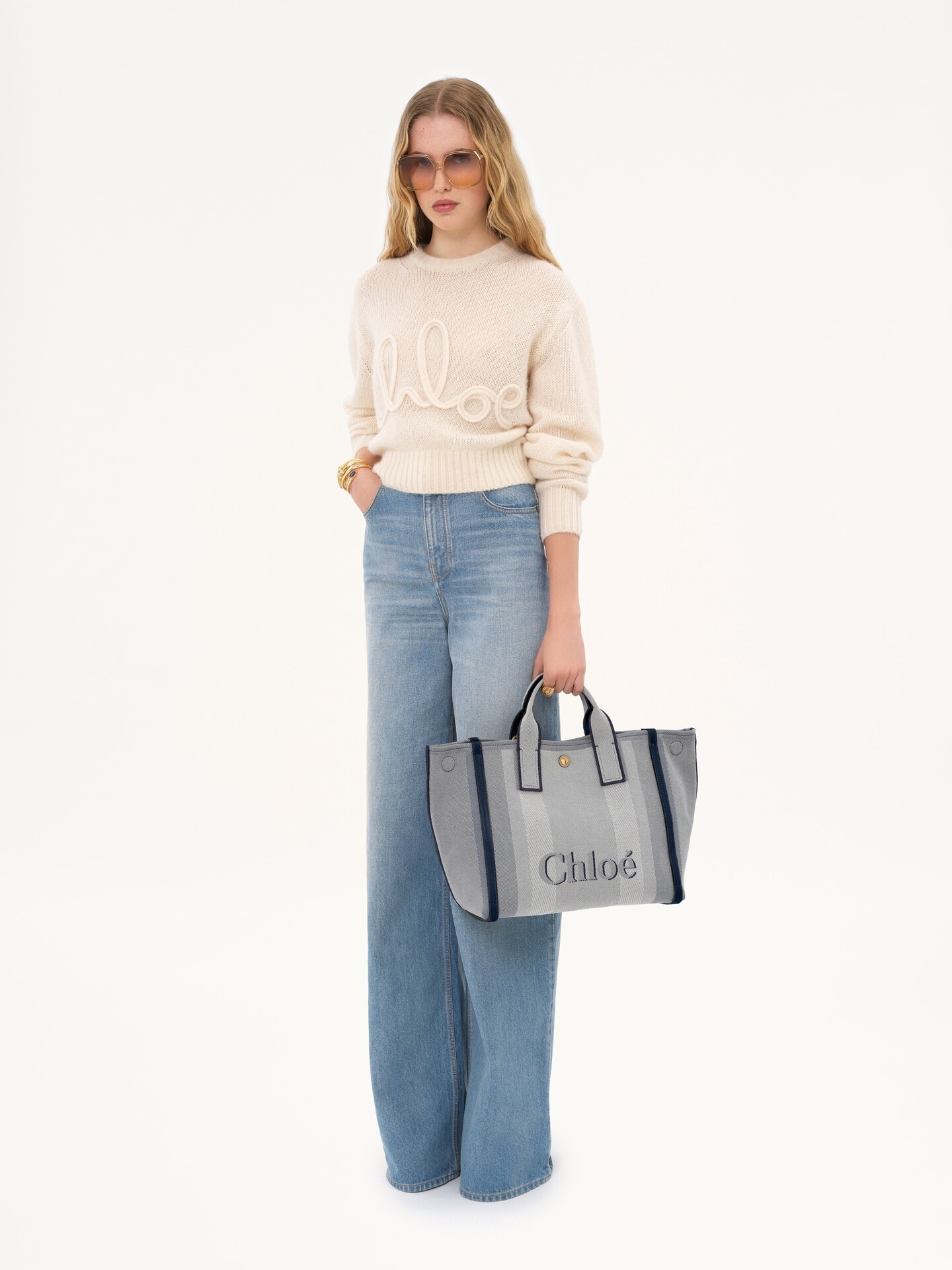 Chloé Carry tote bag in canvas - 8