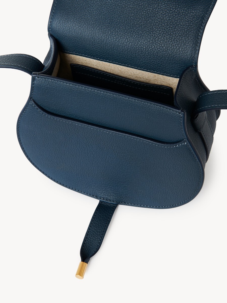 Petit sac port&eacute; &eacute;paule Marcie en cuir grain&eacute; - 6