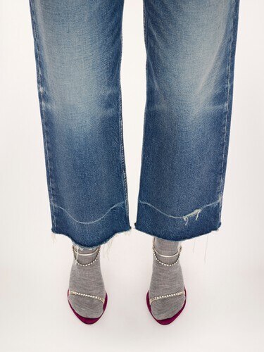 Bootcut jeans in denim - 7