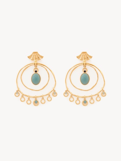 The Chlo&eacute; Sunflower earrings
