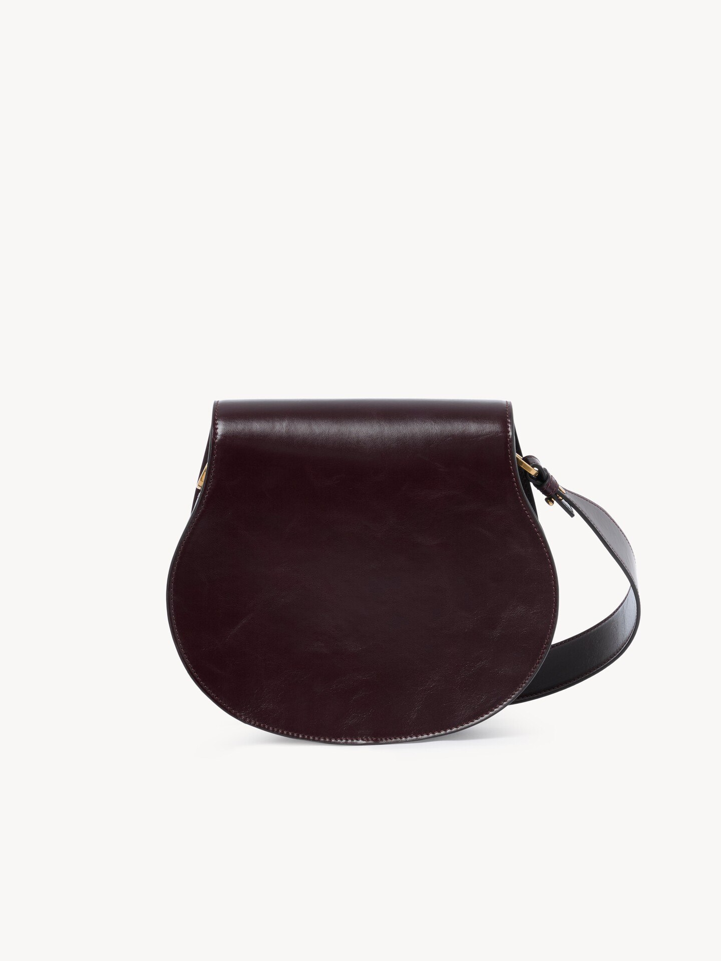 Marcie saddle bag in shiny leather - 5