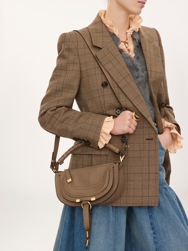 Mini Marcie shoulder bag in soft leather - 3