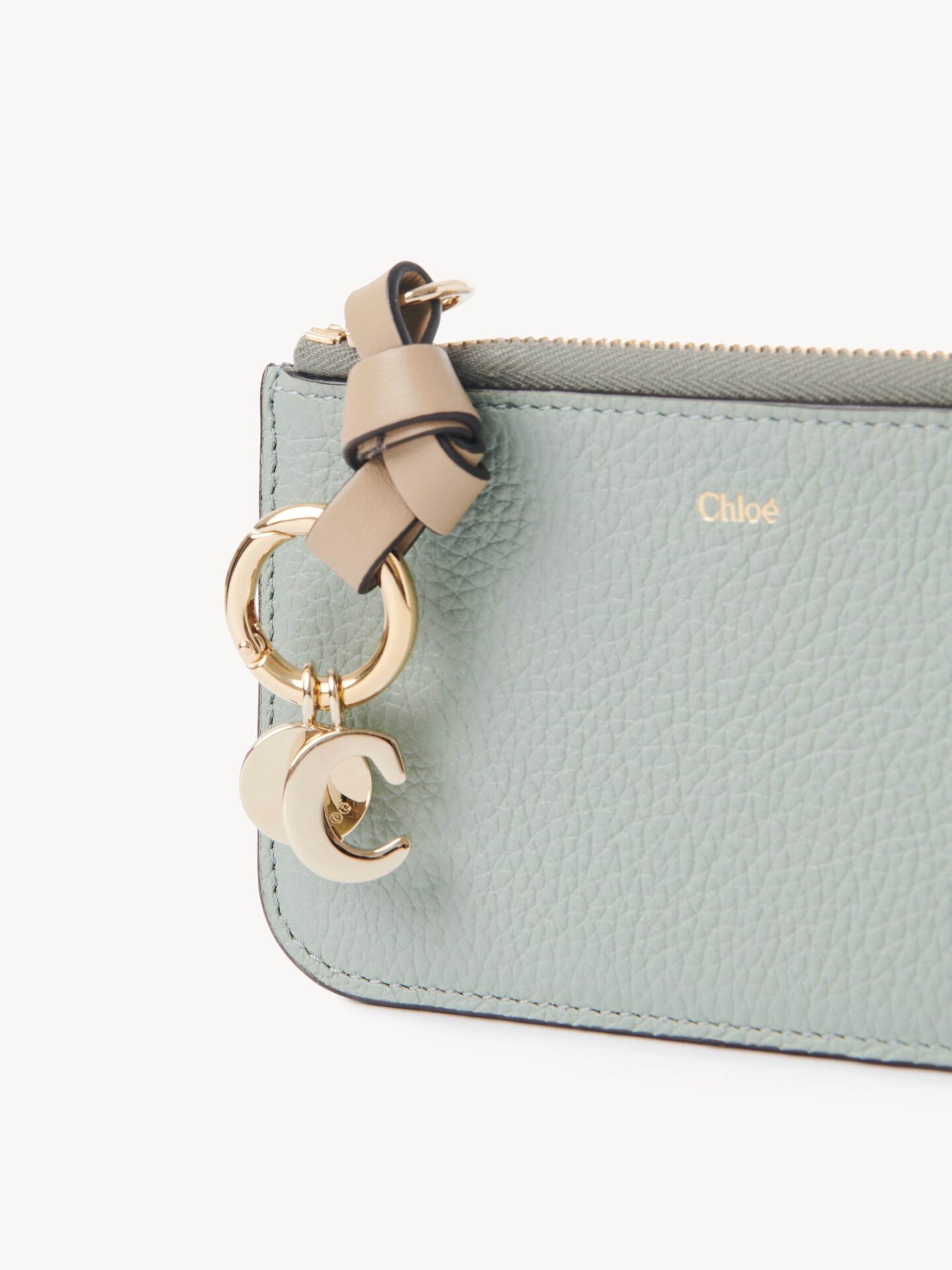 Alphabet wallet in grained leather - 6