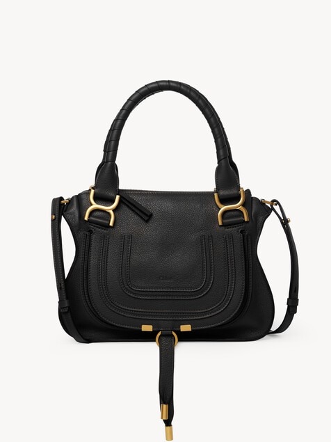 Small Marcie bag in grained leather