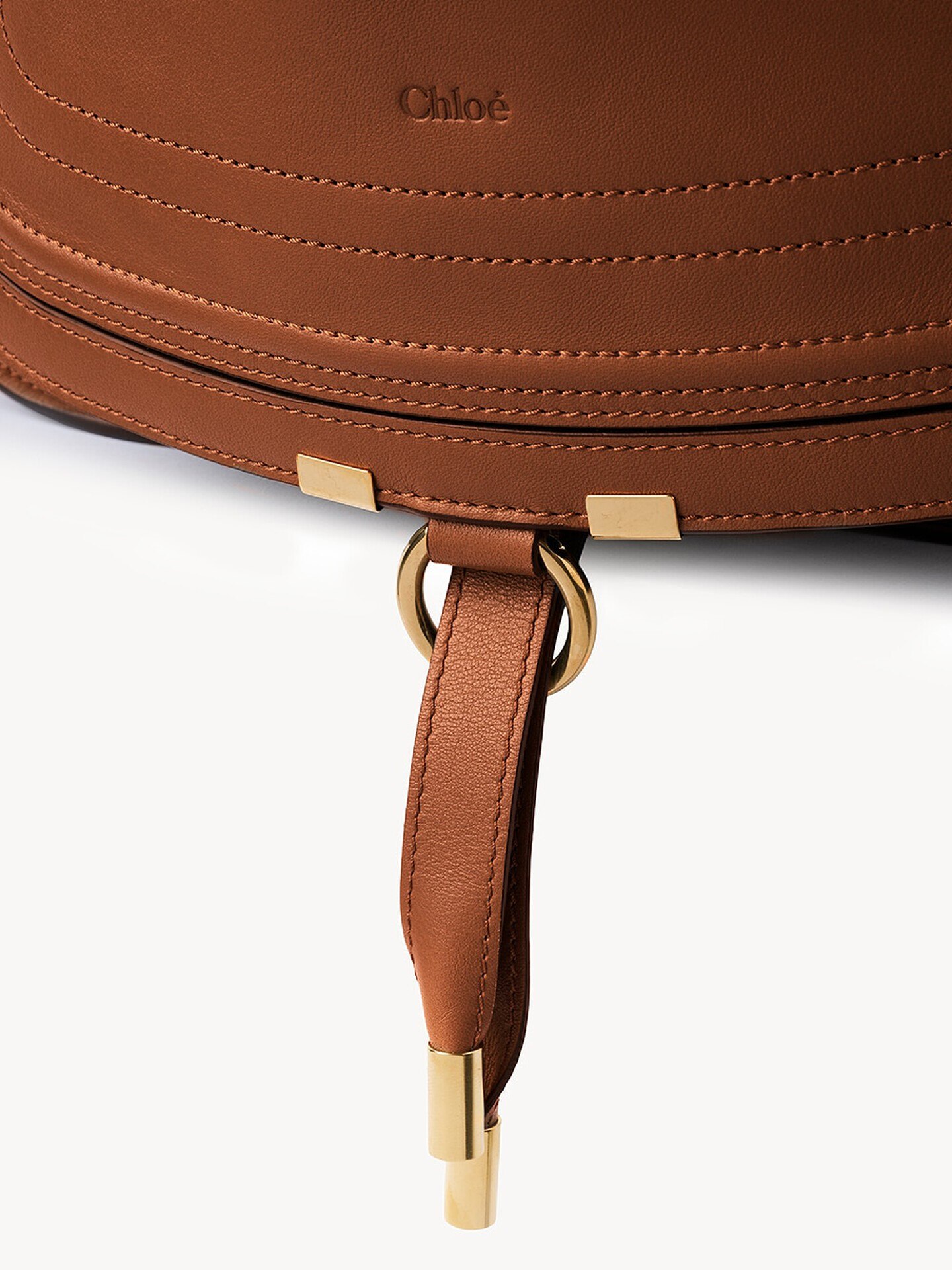 Sac port&eacute; &eacute;paule Marcie en cuir lisse - 7