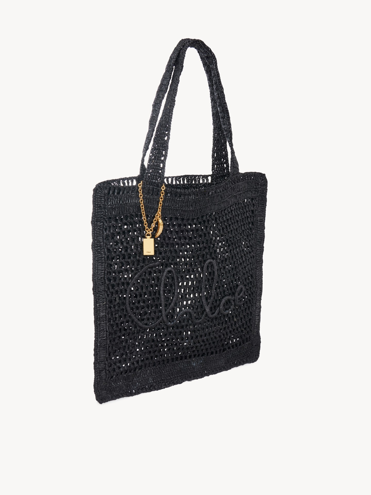 Summer Banana tote bag in raffia - 6