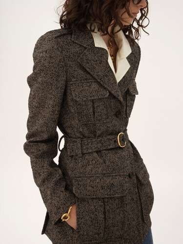 Utility-Jacke aus Chevron-Wolle - 8