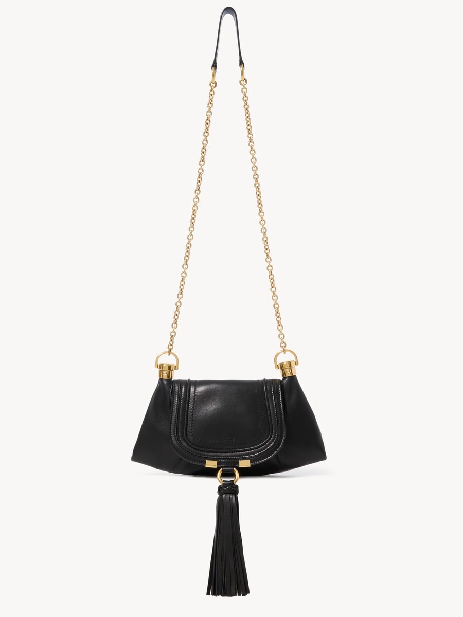 Mini Marcie Foulard chain bag in soft leather - 1