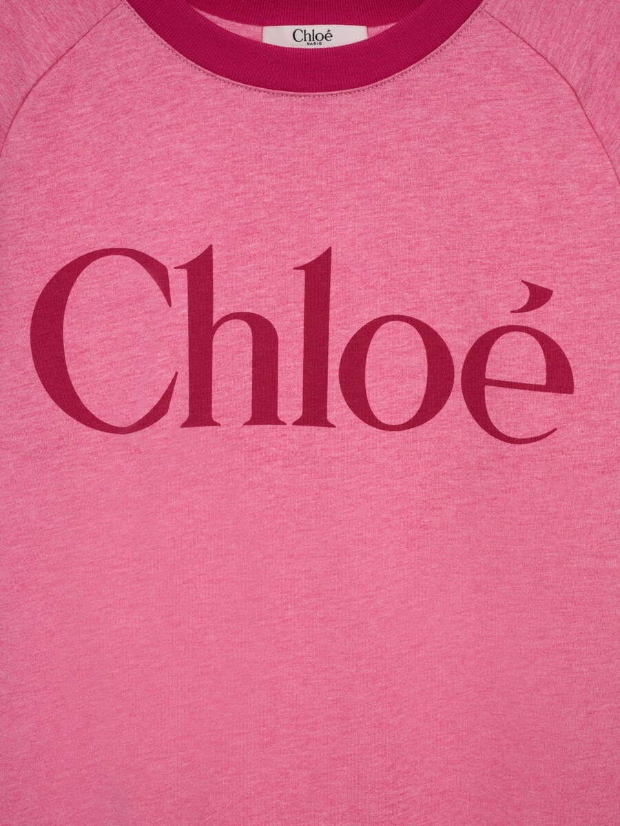 Kids' short-sleeve logo dress - 4
