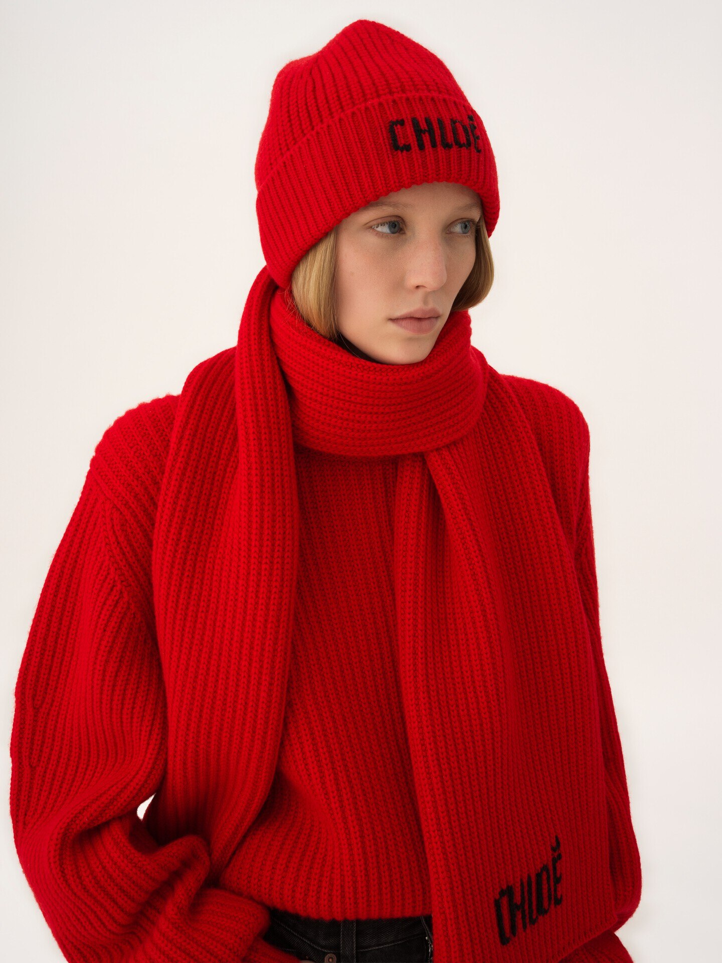 Chlo&eacute; Joyful Schal aus Wolle & Kaschmir - 5