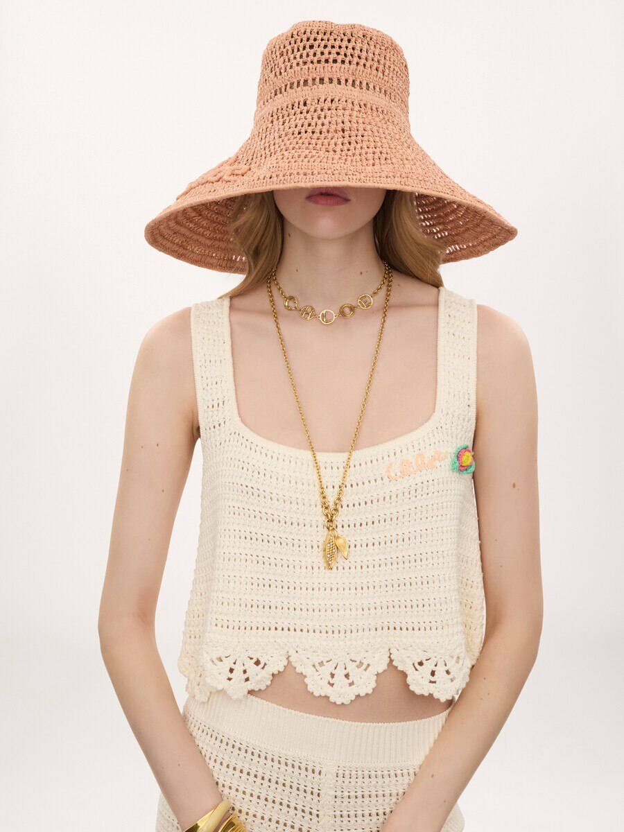 The Chlo&eacute; Raffia capeline hat - 2