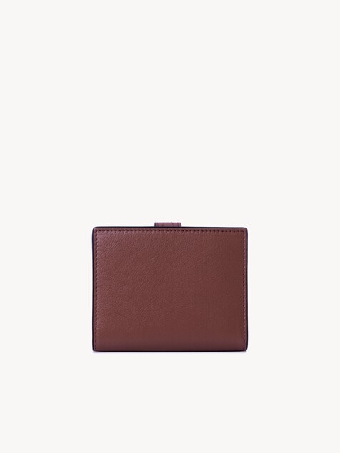 Paddington square wallet in grained leather