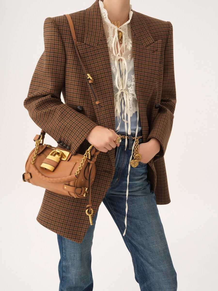 Petit sac cha&icirc;ne Paddington en cuir grain&eacute; - 3