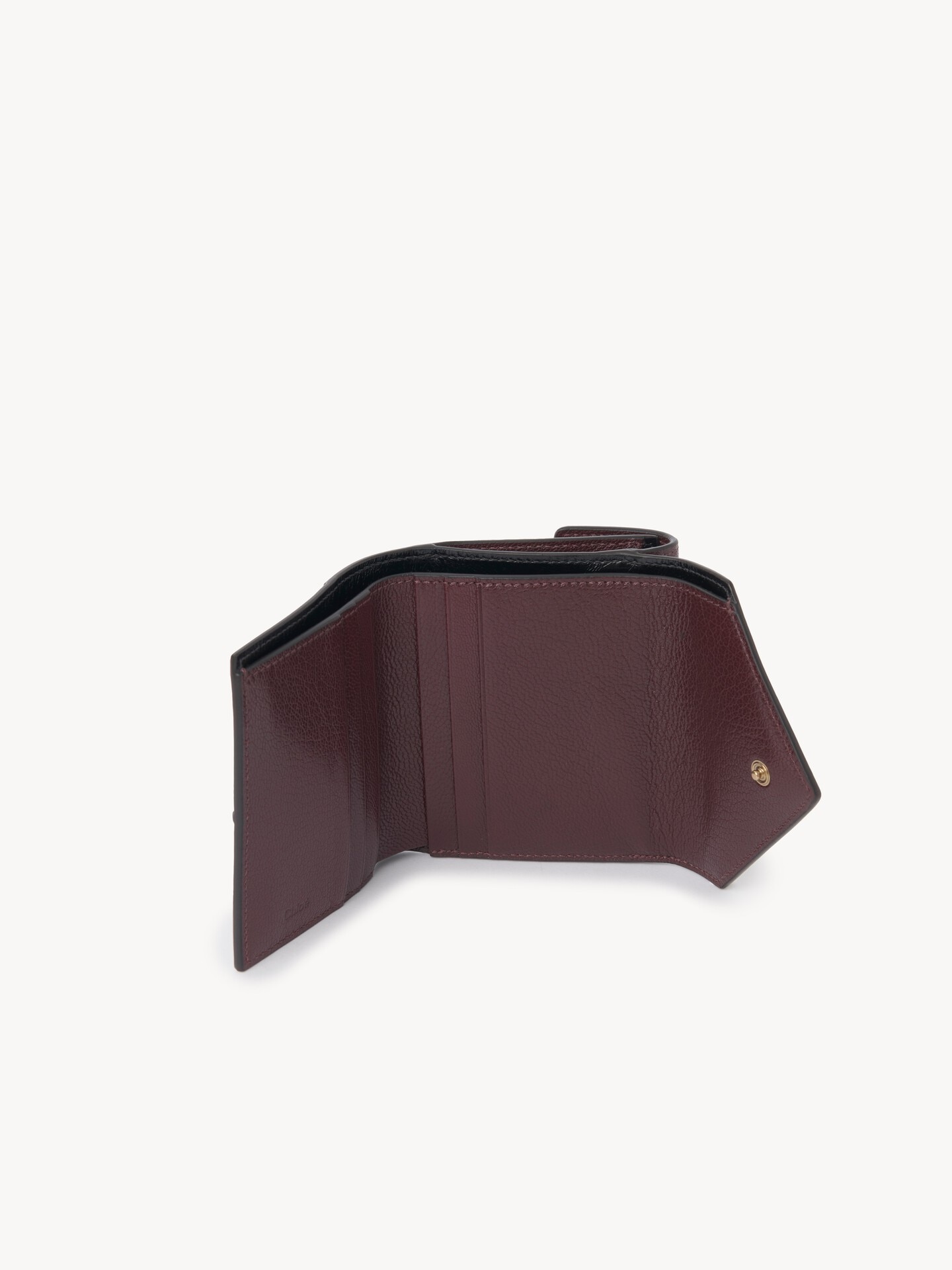 Small Envelope tri-fold in grained leather - 5