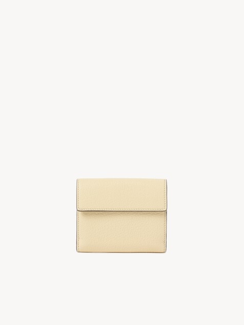 Small Envelope tri-fold in grained leather
