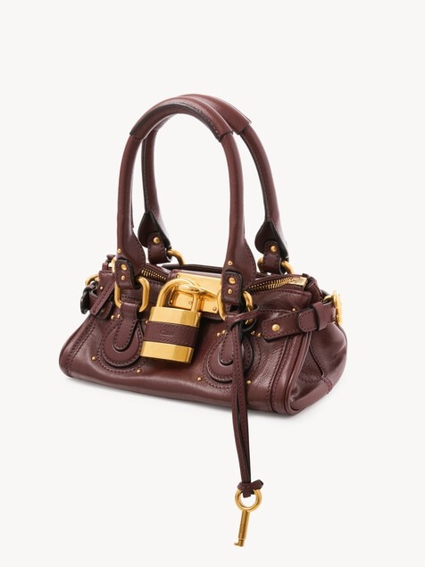 Small Paddington bag in grained leather