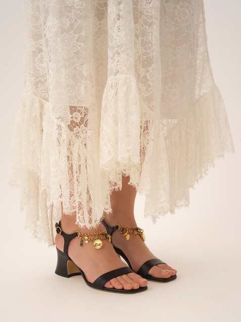 Chlo&eacute; Charms heeled sandal