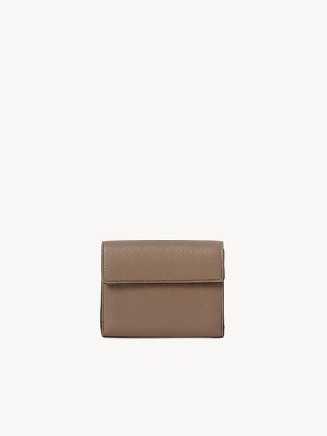 Small Envelope tri-fold in grained leather