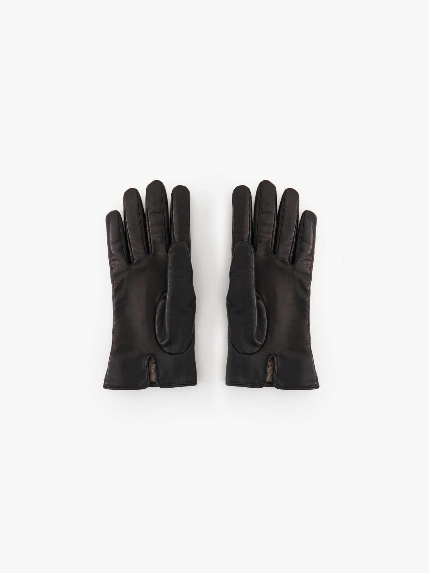 The Chloé Iconic gloves in leather Black - Chloé