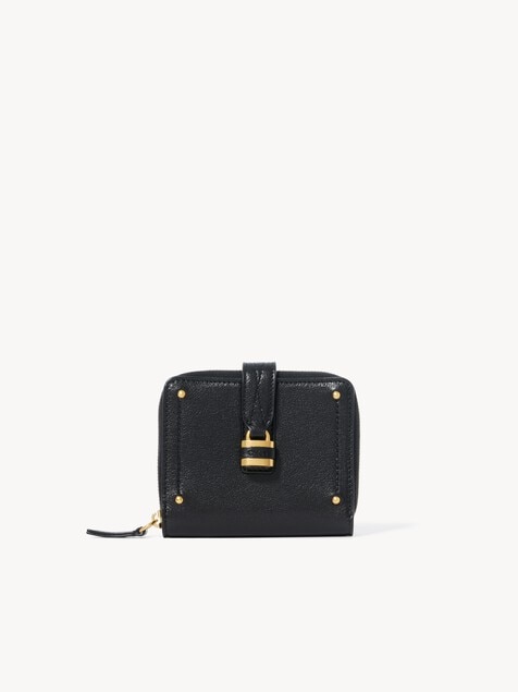 Paddington bifold wallet in grained leather 