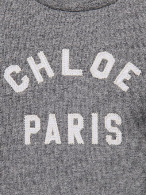 Baby ruffled logo sweater