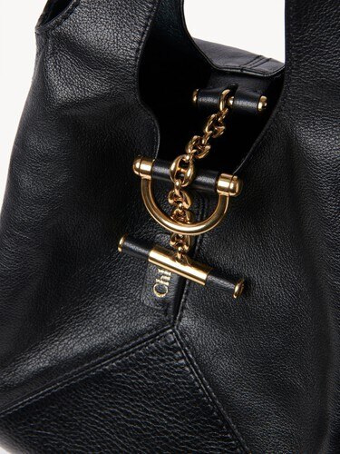 Small Chlo&eacute; balloon bag in grained leather - 6