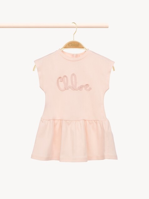 Baby short-sleeve logo dress