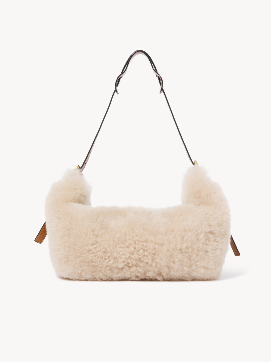 Bolso bandolera Paddington de cuero de borrego - 5