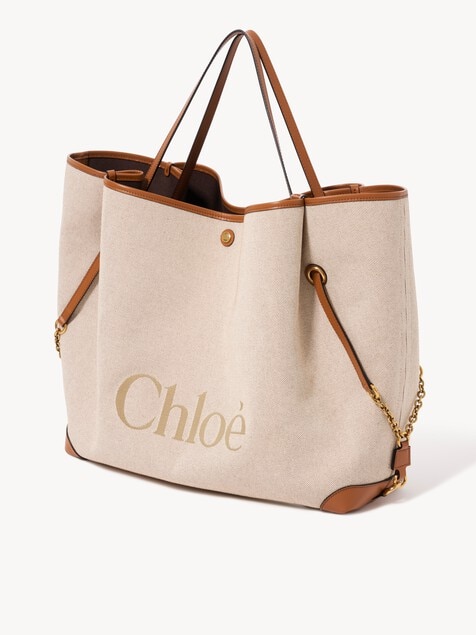 Large Chlo&eacute; Clover double carry bag in canvas