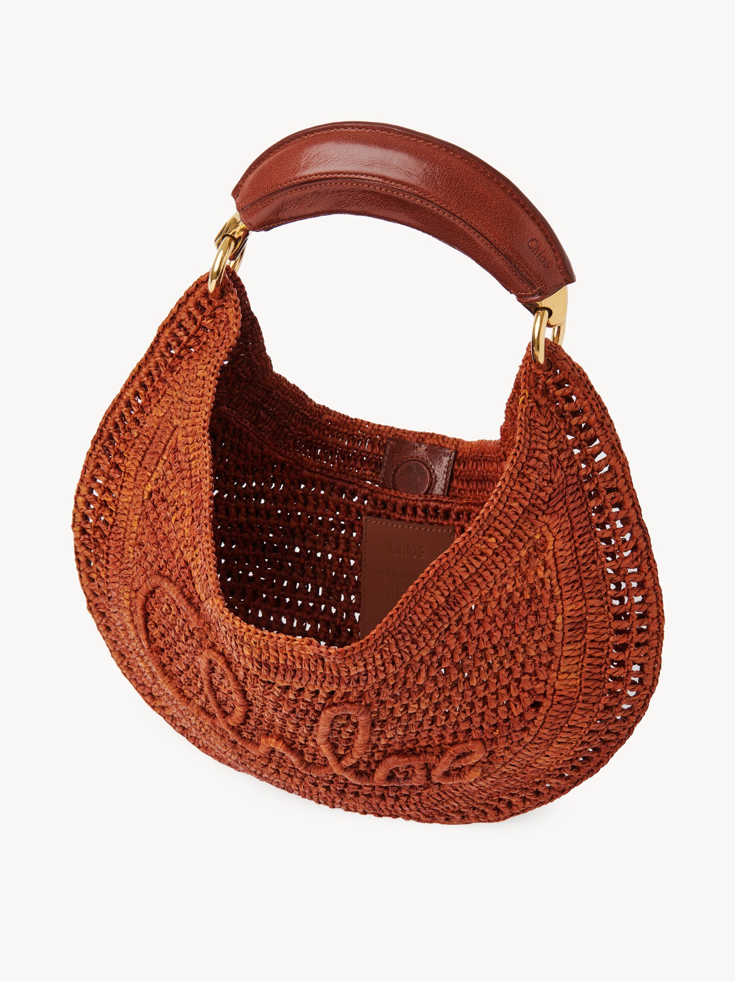 Summer Banana hobo bag in raffia - 5.0