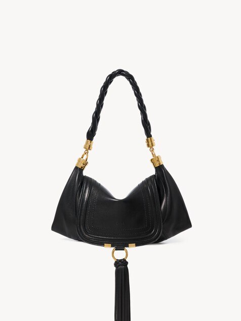 Small Marcie Foulard hobo bag in soft leather