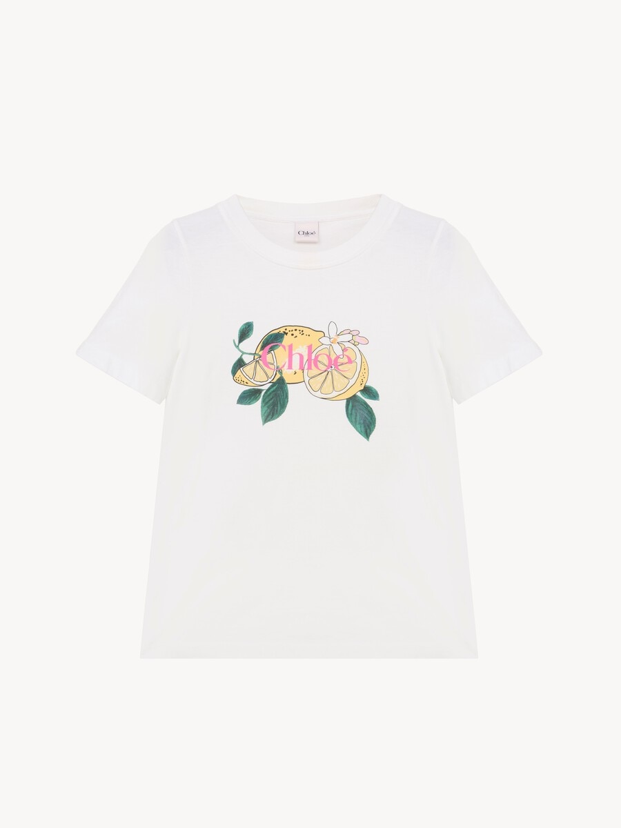 T-shirt col rond en jersey de coton &agrave; logo - 2