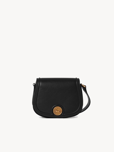 Borsa saddle Horse Medal piccola in pelle granata