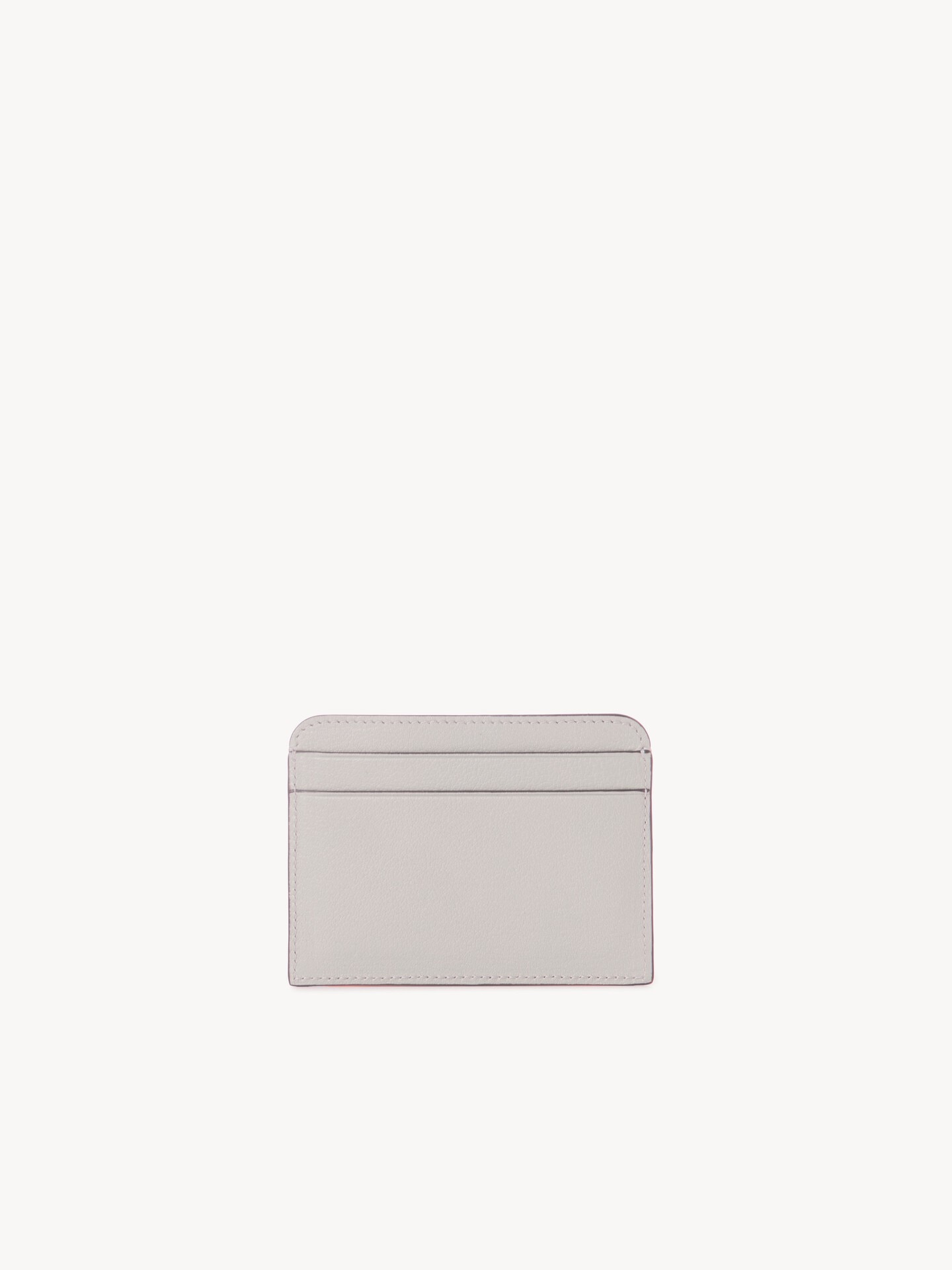 Chlo&eacute; Iconic card holder in grained leather - 3