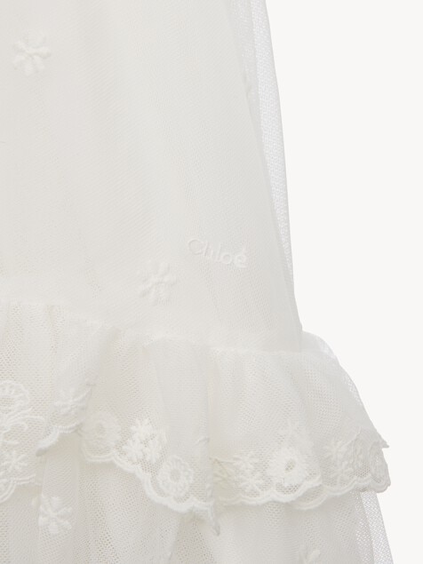 Abito lungo da cerimonia per bambina