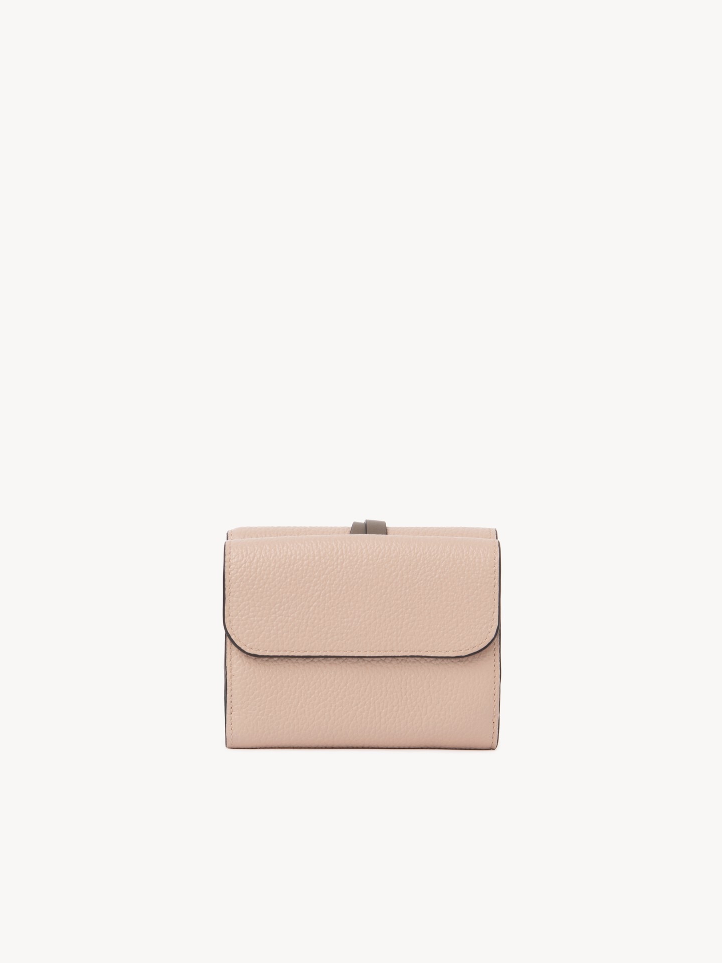 Small Alphabet tri-fold in grained leather - 4