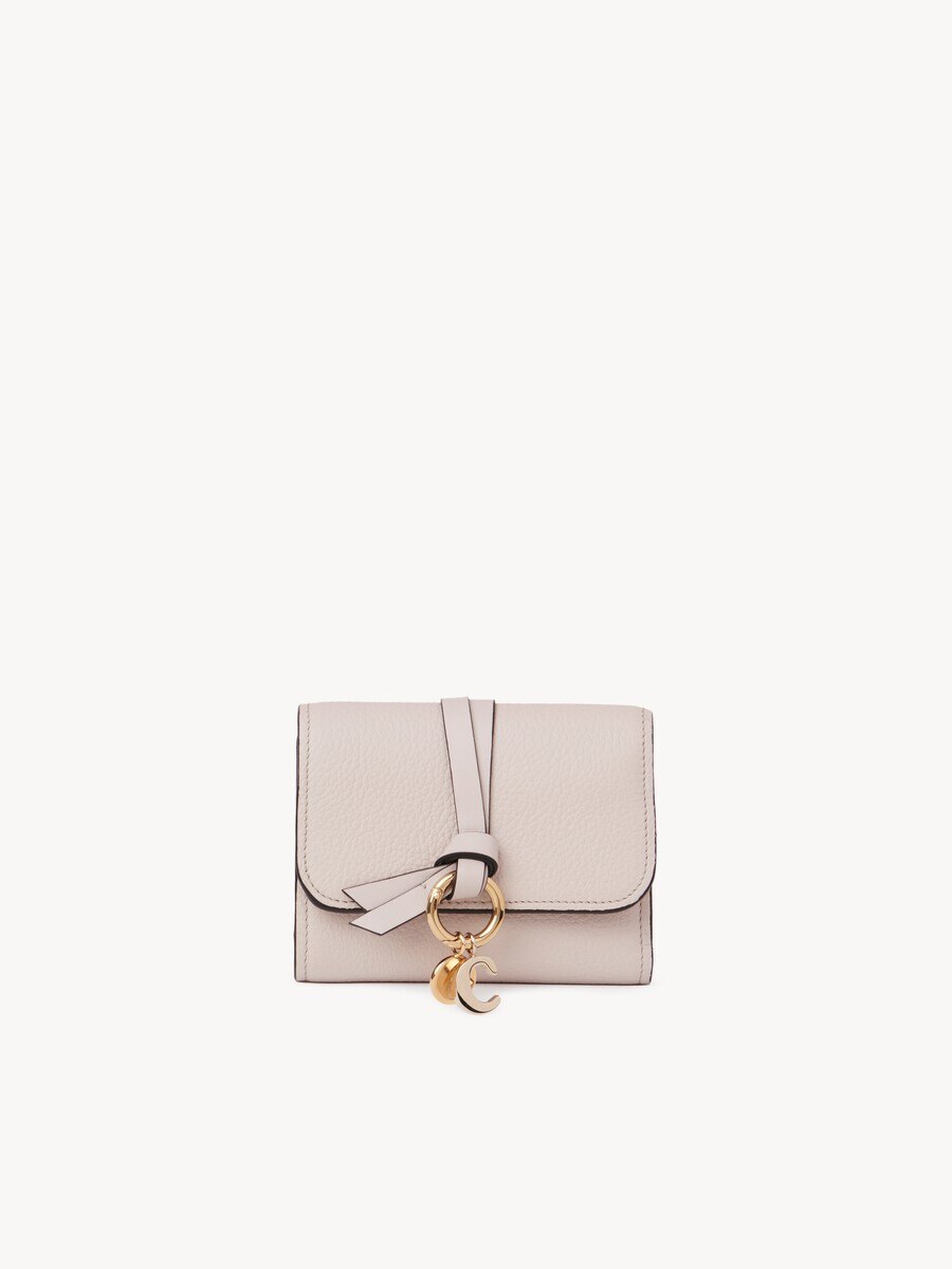 Small Alphabet tri-fold in grained leather - 2