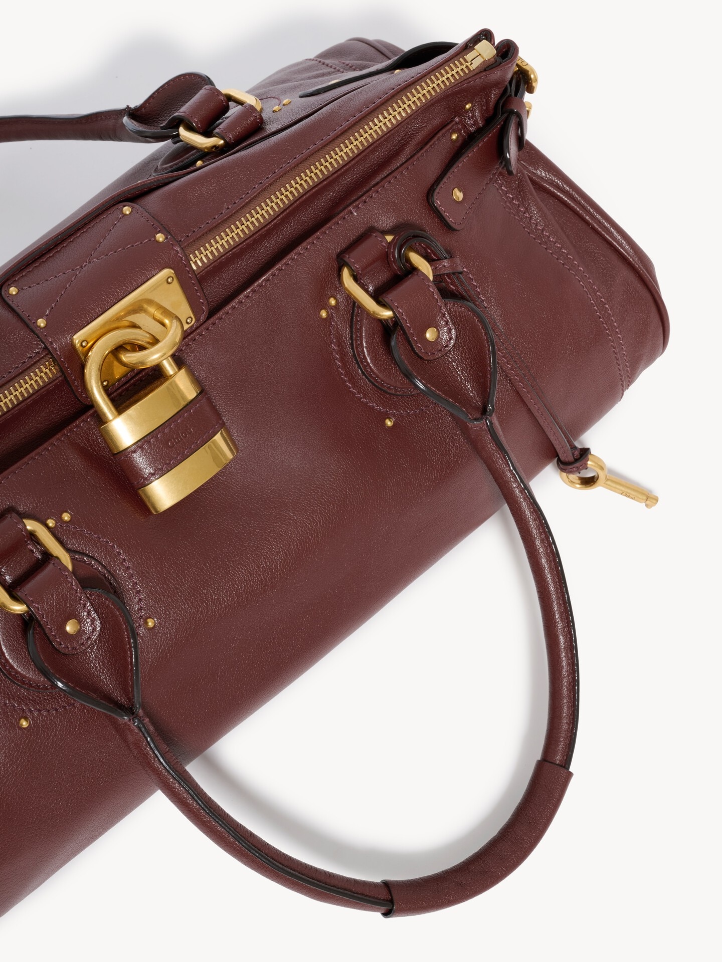XL Paddington weekender bag in grained leather - 6.0