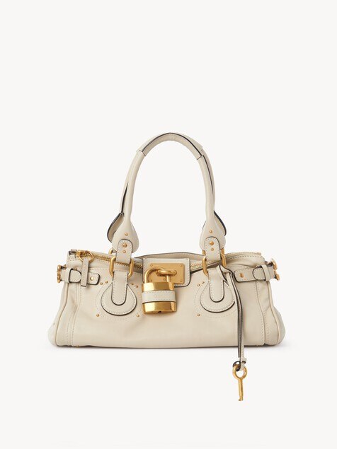 Paddington Bag aus genarbtem Leder