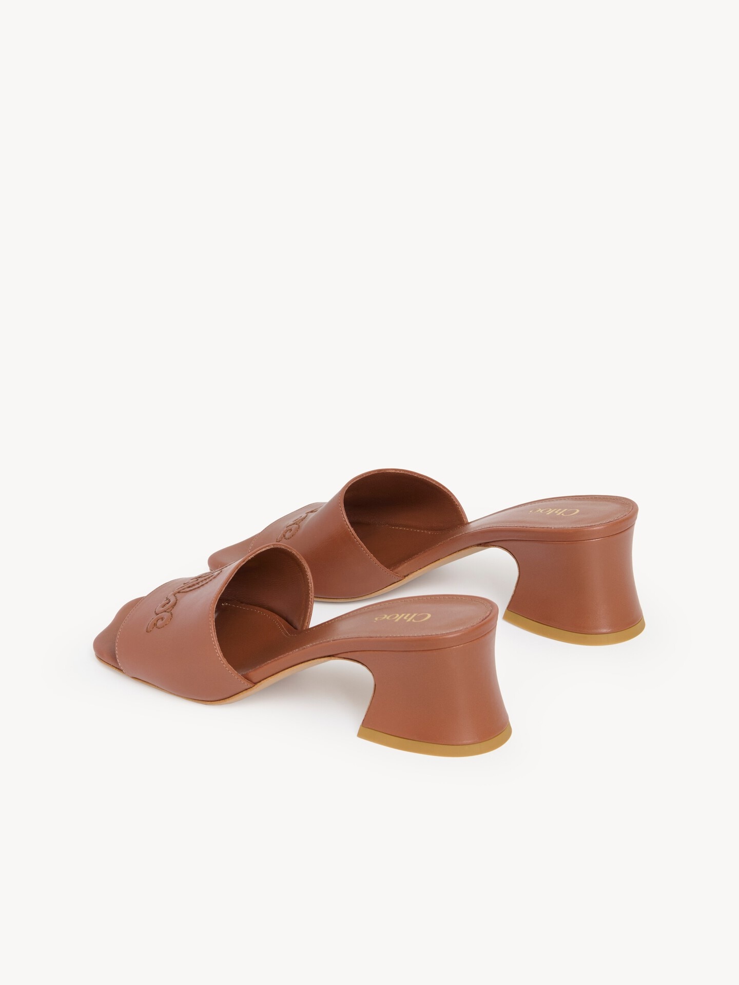 Chlo&eacute; Soleil heeled mule - 4