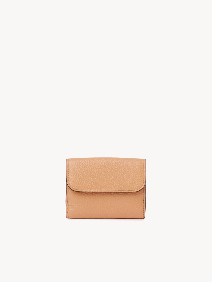 Mini Alphabet tri-fold in grained leather - 3