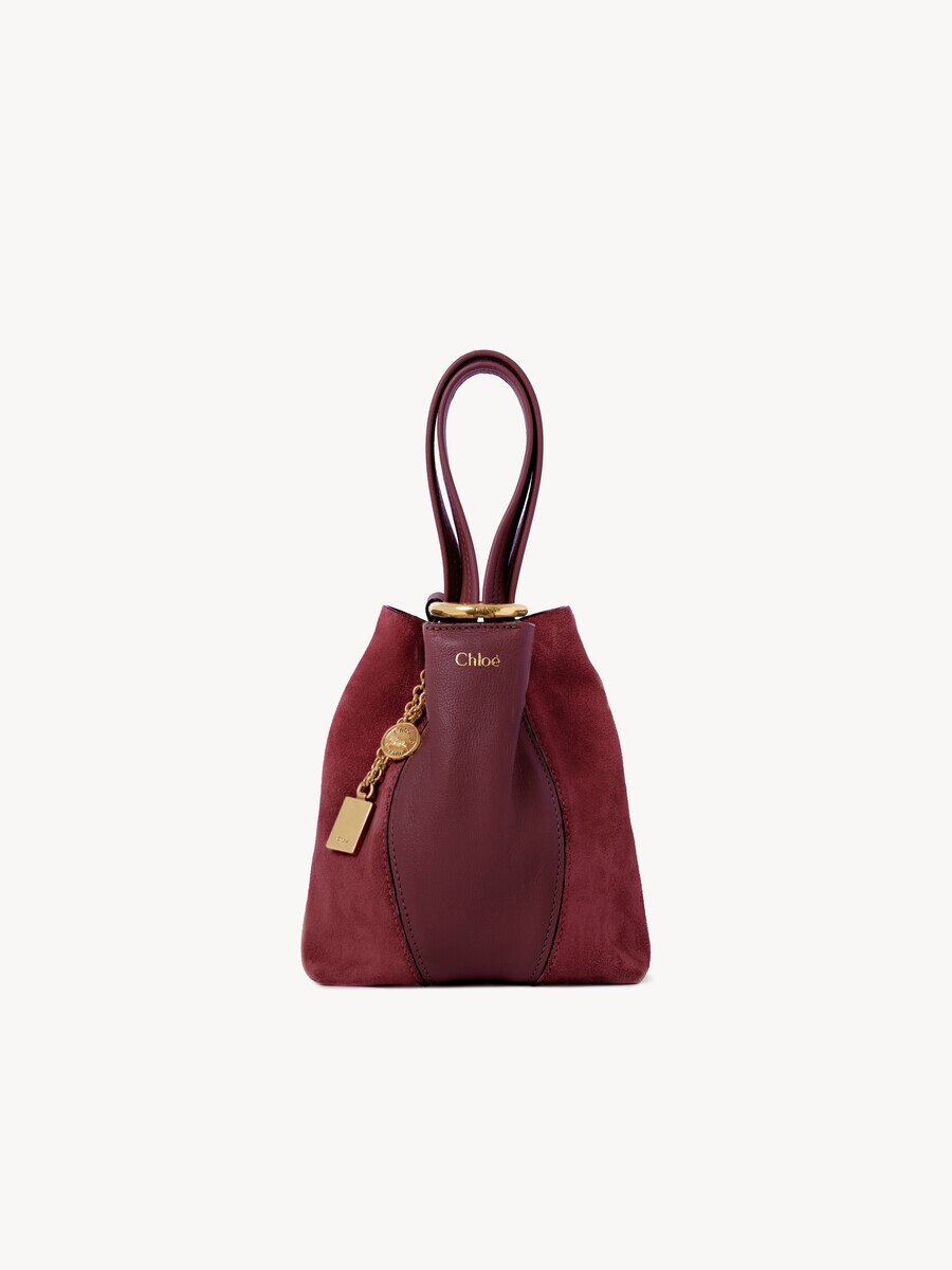 Small Chlo&eacute; Spin tote bag in suede & soft leather - 2