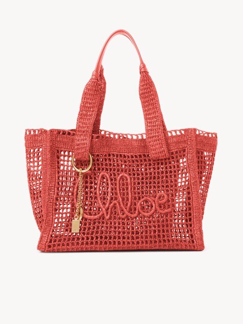 Sac cabas east-west Summer Banana en raphia